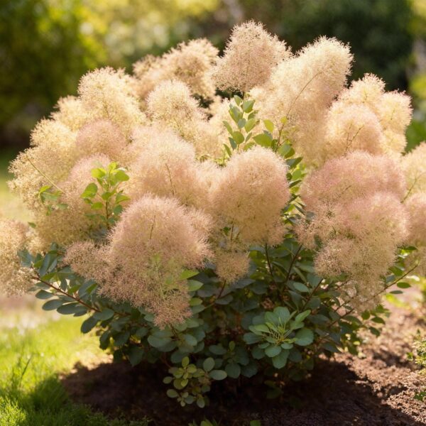 Cotinus coggyria Young Lady - Groen 1 Plant - Bladverliezend - Weinig Onderhoud