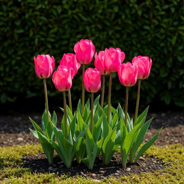 Bloembollen - Tulp Triumph Pink - Roze - 15 stuks - Bolmaat 11/12