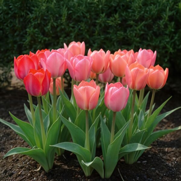 thumbnail_6000-2431.jpg Tulipa Pink - Red - Tulp - Roze en Rood - Voorjaarsbloeier - Bolmaat 10/12 | 40 stuks