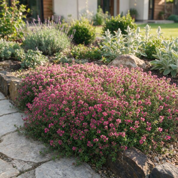 Thymus praecox Red Carpet - KruipTijm - Geurend - Rood-Roze