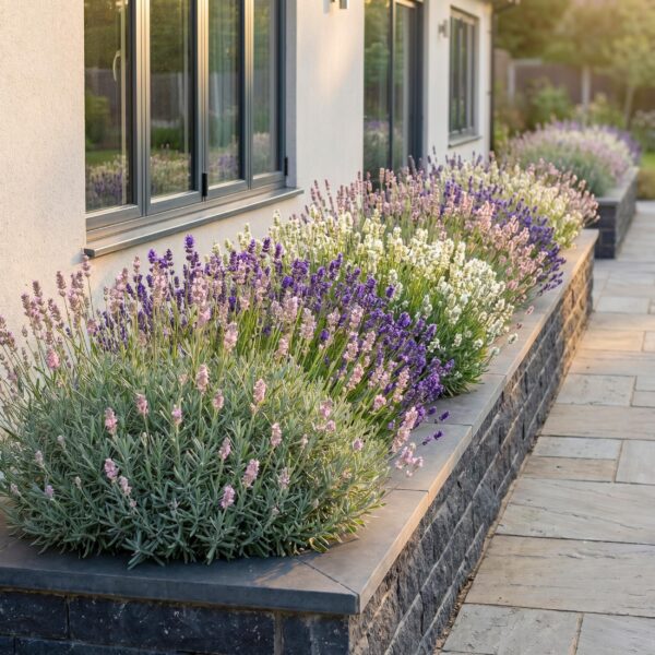 thumbnail_6000-1123.jpg Lavandula Tricolour - Lavendel - Geurend - Blauw - Roze - Wit - 6 Planten