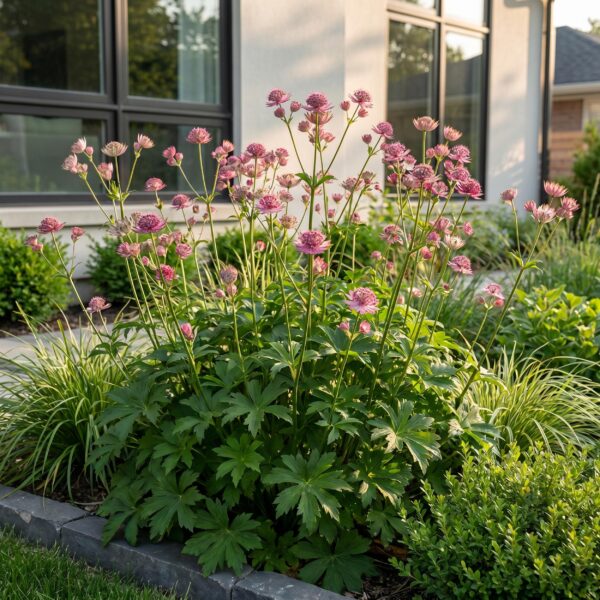 thumbnail_6000-1136.jpg Astrantia major - Sterrenkruid - Schaduw - Wit-Roze - 6 Planten
