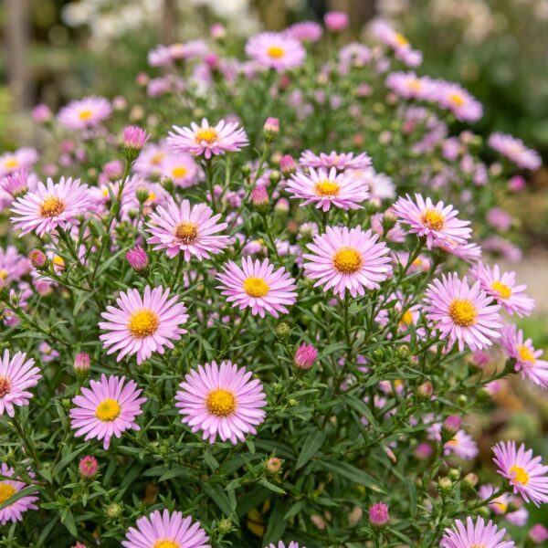 thumbnail_6000-1567.jpg Aster Wood's Pink - Pluimspirea - Bijen en Vlinderlokkers - Roze - 12 Planten