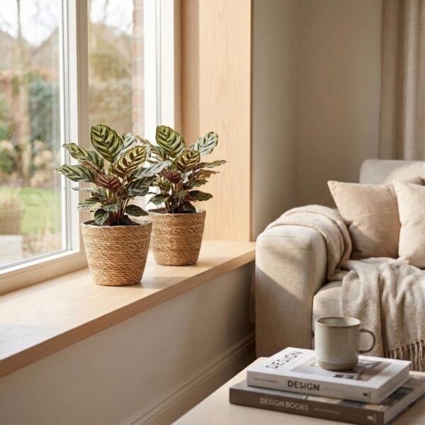 thumbnail_6000-317.jpg Calathea Makoyana - Pauwenplant - 2 Planten