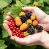 Ribes-Rubes Mix - Tricolour - Winterhard - Rode Bes - Zwarte Braam - Gele Framboos - 3 Planten