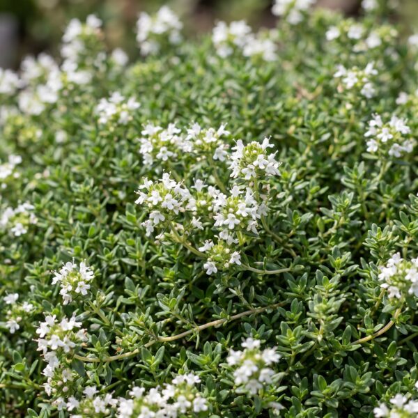 Thymus praecox Albiflorus - Witte kruiptijm - Geurend - Wit - 24 Planten