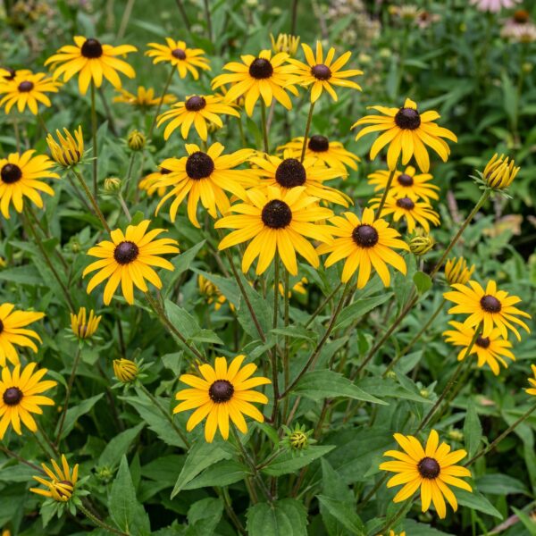 thumbnail_6000-521.jpg Rudbeckia fulg. Goldsturm - Gele zonnehoed - Bijen- en vlinderlokkers - Geel - 24 Planten
