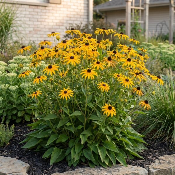 thumbnail_6000-522.jpg Rudbeckia fulg. Goldsturm - Gele zonnehoed - Bijen- en vlinderlokkers - Geel - 24 Planten