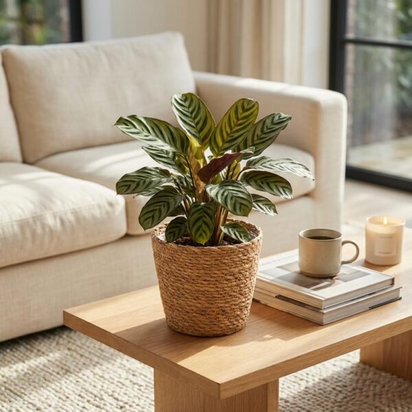 thumbnail_6000-57.jpg Ctenanthe Burle Marxii - Visgraatplant - 2 Planten - met Mand