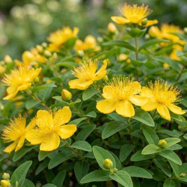 Hypericum calycinum - Sint-Janskruid - Bijen- en vlinderlokkers - Geel - 12 Planten