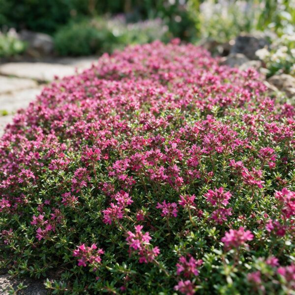 Thymus praecox Red Carpet - KruipTijm - Geurend - Rood-Roze - 6 Planten